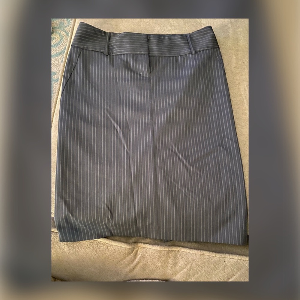 EXPRESS Design Studio Pinstripe Pencil Skirt